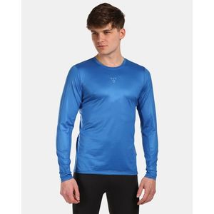 Pánské funkční triko s dlouhým rukávem Kilpi SPOLETO-M Modrá obraz