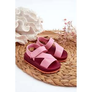 Dětské sandály na suchý zip Scented ZAXY Pink obraz
