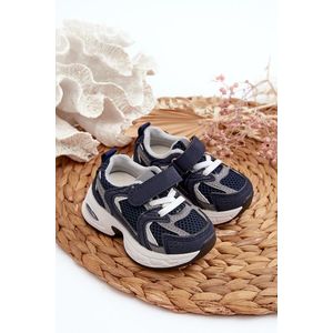 Dětská sportovní obuv Tenisky na suchý zip, Navy Blue Rulagia obraz