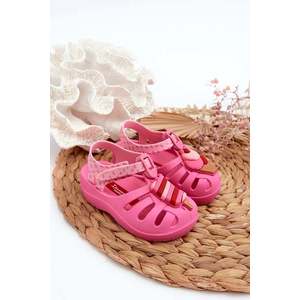 Dětské sandály na suchý zip Ipanema Summer XIII Baby Pink obraz