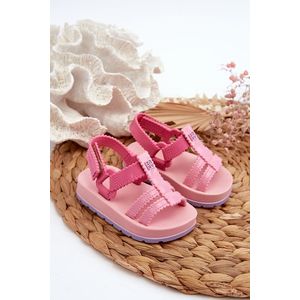 Dětské vonné sandály na suchý zip ZAXY Růžové obraz