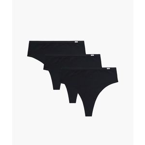 Dámské brazilky ATLANTIC 3Pack - černé obraz