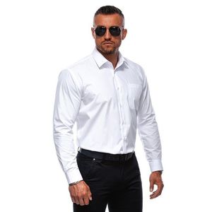 Edoti Men's shirt with long sleeves obraz