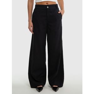 Big Star Woman's Wide Trousers Non Denim 350014 907 obraz