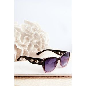 Dámské sluneční brýle UV400 hnědé a růžové obraz