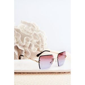 Dámské sluneční brýle se zastíněnými skly UV400 zlato-růžová obraz