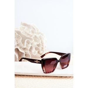 Dámské sluneční brýle UV400 hnědo-růžové obraz