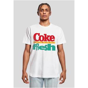 Pánské tričko Coke bílé obraz