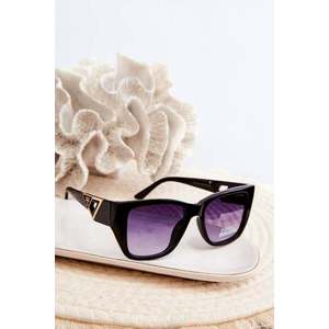 Dámské sluneční brýle s ozdobnými detaily UV400 černá obraz
