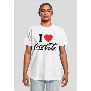 Pánské tričko I Love Coca Cola bílé obraz