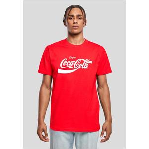 Pánké tričko s logem Coca Cola červené obraz