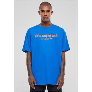 Pánské tričko Hustle Oversize kobaltově modré obraz