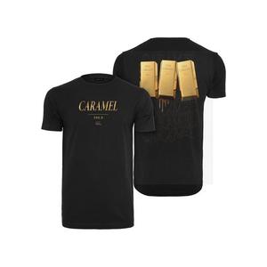 Pánské tričko Golden Caramel černé obraz