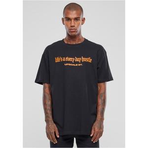Pánské tričko Hustle Oversize černé obraz