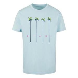 Pánské tričko Miami Palms oceánově modré obraz