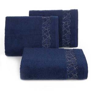 Eurofirany Unisex's Towel 423581 Navy Blue obraz