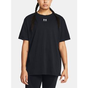 Under Armour Tričko Campus Oversize SS-BLK - Dámské obraz