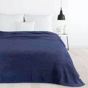 Eurofirany Unisex's Blanket 452273 Navy Blue obraz