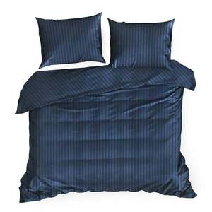 Eurofirany Unisex's Bed Linen 452605 Navy Blue obraz