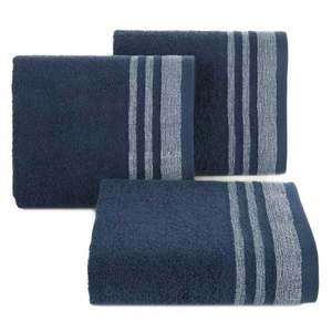 Eurofirany Unisex's Towel 453637 Navy Blue obraz