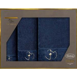 Eurofirany Unisex's Towels 441869 Navy Blue obraz