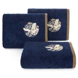 Eurofirany Unisex's Towel 452440 Navy Blue obraz