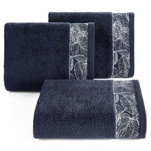 Eurofirany Unisex's Towel 419935 Navy Blue obraz