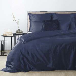 Eurofirany Unisex's Bed Linen 433785 Navy Blue obraz