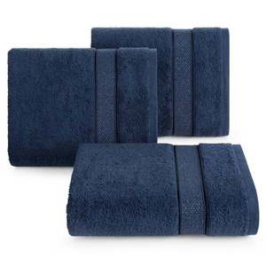 Eurofirany Unisex's Towel 427794 Navy Blue obraz