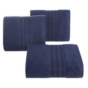 Eurofirany Unisex's Towel 425104 Navy Blue obraz