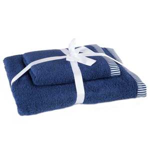 Eurofirany Unisex's Towel 425159 Navy Blue obraz