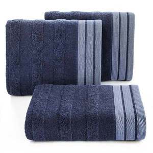 Eurofirany Unisex's Towel 419962 Navy Blue obraz