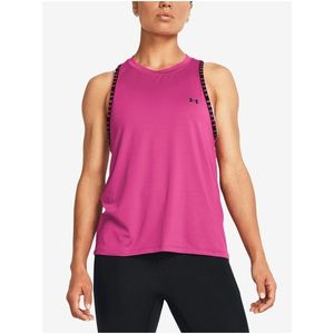 Růžové dámské sportovní tílko Under Armour Knockout Novelty Tank obraz