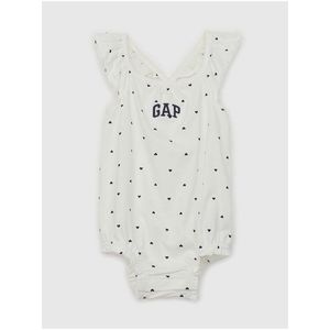 Bílé holčičí baby vzorované body GAP obraz