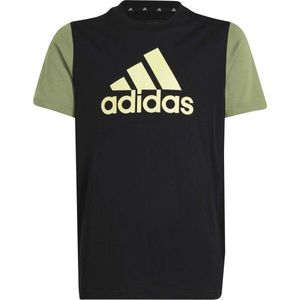 adidas BIG LOGO TEE Chlapecké tričko, černá, velikost obraz