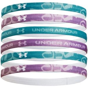 Under Armour GRAPHIC HP (6PK) Dívčí elastické čelenky, modrá, velikost obraz