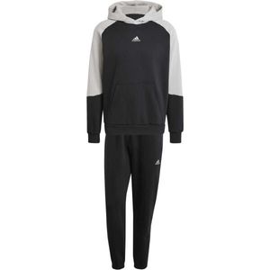 adidas SPORTSWEAR FLEECE COLORBLOCK TRACK SUIT Pánská tepláková souprava, černá, velikost obraz