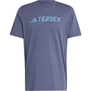 adidas TERREX TEE Pánské outdoorové tričko, tmavě modrá, velikost obraz