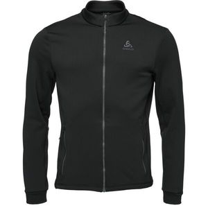 Odlo MID LAYER FULL ZIP BERRA Pánská mikina, černá, velikost obraz