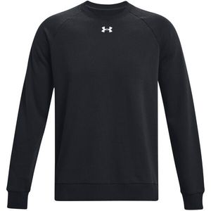 Under Armour RIVAL FLEECE CREW Pánská mikina, černá, velikost obraz