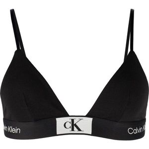 Calvin Klein ´96 COTTON-UNLINED TRIANGLE Dámská podprsenka, černá, velikost obraz