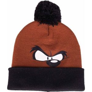 LOONEY TUNES TAZ BEANY Dětská zimní čepice, hnědá, velikost obraz