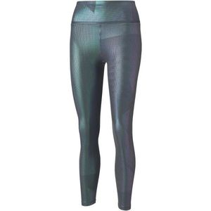 Puma STARDUST CRYSTALLINE HIGH WAIST 7/8 TIGHT Dámské 7/8 legíny, stříbrná, velikost obraz