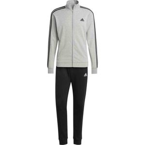 adidas BASIC 3-STRIPES FRENCH TERRY TRACK SUIT Pánská sportovní souprava, šedá, velikost obraz