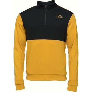 Kappa LOGO EGAPI 1/2 ZIP Pánská mikina, žlutá, velikost obraz