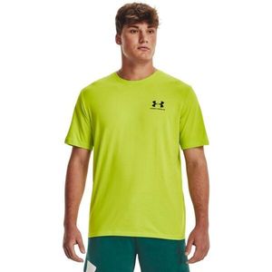 Under Armour SPORTSTYLE LC SS Pánské triko, zelená, velikost obraz