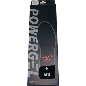 ORTHOMOVEMENT POWER GEL INSOLE STANDARD Gelové vložky do bot, černá, velikost obraz