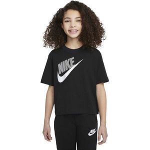 Nike SPORTSWEAR ESSENTIAL Dívčí tričko, černá, velikost obraz