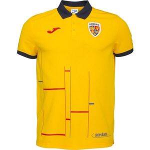 Joma FED. FUTBOL RUMANÍA FREE TIME SHORT SLEEVE POLO Pánské polo triko, žlutá, velikost obraz