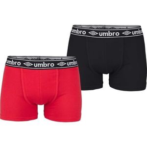 Umbro BOXER SHORT 2 PACK Pánské boxerky, černá, velikost obraz